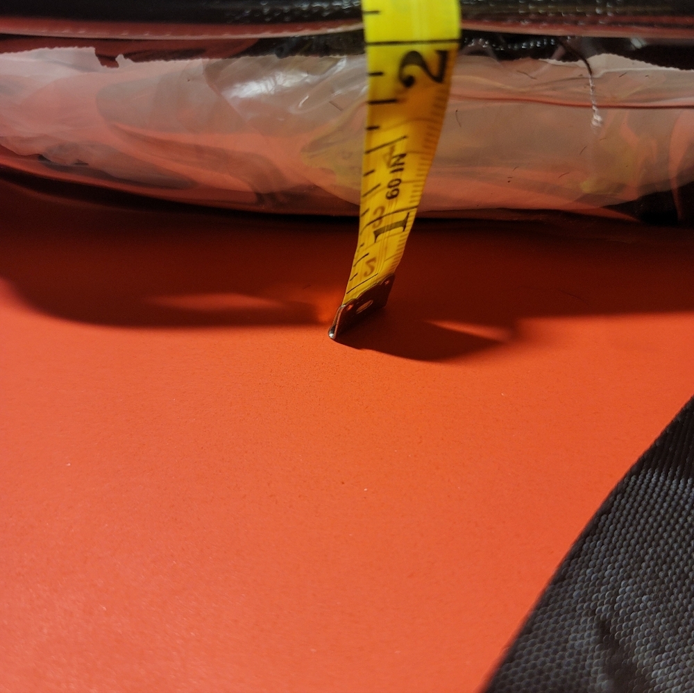 Clear Black Trim Crossbody Bag - Picture 4 of 7